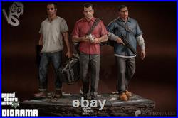 GTA V Unholy Trinity Diorama 1/10 Resin Garage Kit Michael Franklin Trevor Set