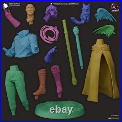 Gale 10-Inch Resin Model Kit BG3 Baldur's Gate Wizard of Mysteries with Tara