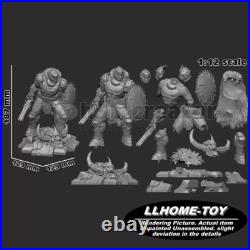 Game Doomguy Resin 16 Scale Model Kit Unpainted 3d Print GK Statue Figure