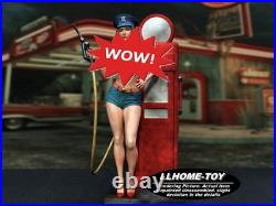 Gas Station attendant 1/6 resin 3d print model kit UNPAINTED UNASSEMBLED Figure