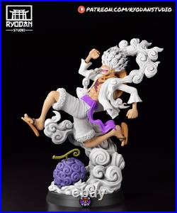 Gear 5 Luffy One Piece Model Kit Unpainted 3d Print GK Statue