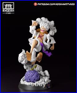 Gear 5 Luffy One Piece Model Kit Unpainted 3d Print GK Statue
