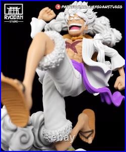 Gear 5 Luffy One Piece Model Kit Unpainted 3d Print GK Statue