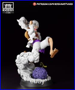 Gear 5 Luffy One Piece Model Kit Unpainted 3d Print GK Statue