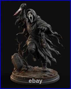 Ghostface Running Sculpture Statue Model Kit size choices! Unpainted/Unassembled