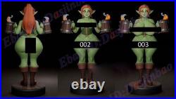 Goblin Girl Barmaid 1/8 1/4 3D Print Model Kit Unpainted Unassembled 3 Ver NSFW