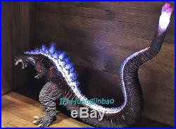 Godzilla Unpainted Resin Model Kits Unassembled LED Light Statue Garage Kit 6''H
