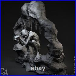 Gollum LOTR resin scale model kit unpainted 3d print