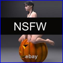 Gothic Beauty Pumpkin 1/8 1/6 1/4 3D Print ModelKit Unpainted Unassembled NSFW