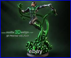 Green Lantern resin scale model kit unpainted 3d print