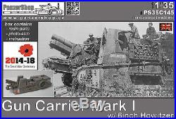 Gun Carrier Mark I with 6inch Howitzer WW1 British 1/35 Panzershop resin Great War