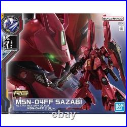 Gundam Chars Counterattack RG MSN-04FF Sazabi GUNDAM SIDE-F Fukuoka Model kit Gundam Chars Counterattack RG MSN-04FF Sazabi GUNDAM SIDE-F Fukuoka Model kit
