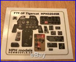 HPH Models 1/32 F7F Tigercat High End Low Production Resin Kit HPH 32045R NEW