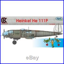 HPH Models HPH Heinkel He 111P 1/32 Scale Resin Kit Sectioned Aircraft. Convers