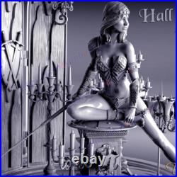 Hall of Candles Beauty 1/8 3D Printing Model Kit Unpainted Unassembled GK