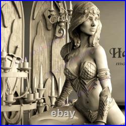 Hall of Candles Beauty 1/8 3D Printing Model Kit Unpainted Unassembled GK