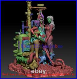 Harley Quinn Poison Ivy Figure 3D Print Model Kit Unpainted Unassembled GK H31cm