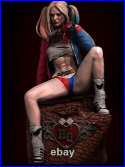 Harley Quinn, Resin 19 Scale Model Kit Painted 3d Printed GK Statue Figure