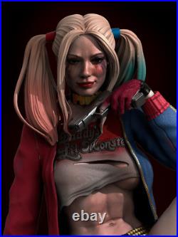 Harley Quinn, Resin 19 Scale Model Kit Painted 3d Printed GK Statue Figure
