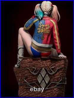 Harley Quinn, Resin 19 Scale Model Kit Painted 3d Printed GK Statue Figure