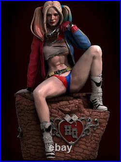 Harley Quinn resin scale model kit unpainted 3d print