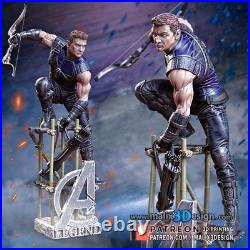 Hawkeye Unpainted Unassembled 3D printed Resin Model Kit GK2