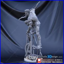 Hawkeye Unpainted Unassembled 3D printed Resin Model Kit GK2