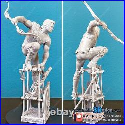 Hawkeye Unpainted Unassembled 3D printed Resin Model Kit GK2