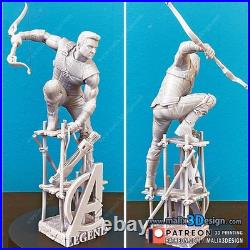 Hawkeye Unpainted Unassembled 3D printed Resin Model Kit GK2
