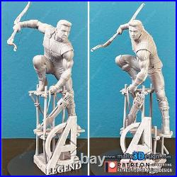 Hawkeye Unpainted Unassembled 3D printed Resin Model Kit GK2