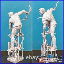 Hawkeye Unpainted Unassembled 3D printed Resin Model Kit GK2