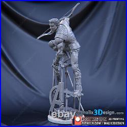 Hawkeye resin scale model kit unpainted 3d print