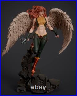Hawkgirl Painted 1/4 3D Printed 12K Figure Statue Resin Model Kit Unassembled