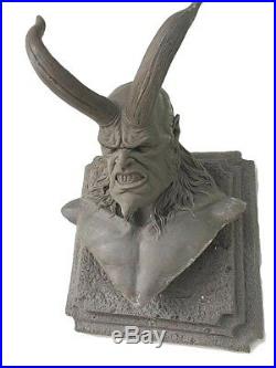 Hellboy Bust Wall Hanging Model Figure Unpainted Unassembled Resin Kit 30cm Tall