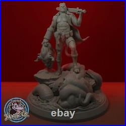 Hellboy Diorama Figure Custom Resin Model Kit DIY