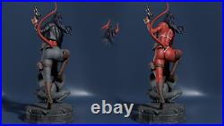 Hellgirl resin scale model kit unpainted 3d print