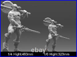 Heman Robust Hero 3D printed Resin Figure GK Unpainted Unassembled Model Kit