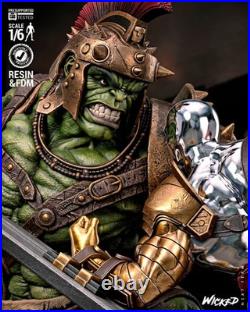 Hulk planet vs Surfer Diorama Resin Model Kit Avengers Unpainted/Unassembled