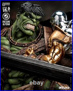 Hulk planet vs Surfer Diorama Resin Model Kit Avengers Unpainted/Unassembled