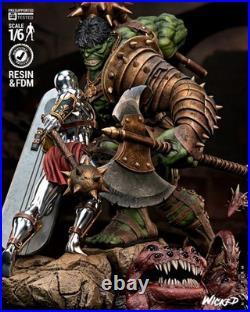 Hulk planet vs Surfer Diorama Resin Model Kit Avengers Unpainted/Unassembled