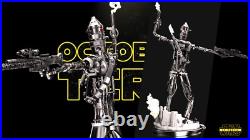 IG-88 resin scale model kit unpainted 3d print