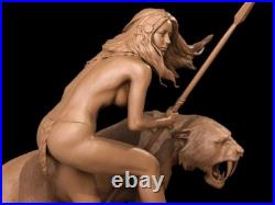 Indian Warrior Resin Figure 1/12 Scale, 12K Detail Painted or Unpainted