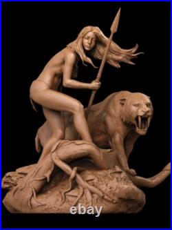 Indian Warrior Resin Figure 1/12 Scale, 12K Detail Painted or Unpainted