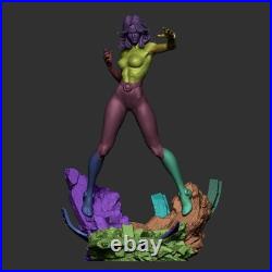 Invisible Woman 3d Printed Model Unassembled Unpainted 1/8-1/3