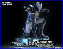 Iron Man 20CM Tall Resin 3d Print Model Unpainted Garage Kit Statue Figure