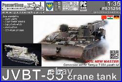 JVBT-55 Crane Recovery Tank CCCP resin conversion 1/35 PanzerShop Friul