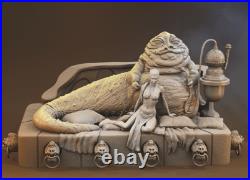 Jabba Diorama Statue Model Kit Star Wars Unpainted/Unassembled