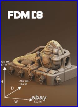 Jabba Diorama Statue Model Kit Star Wars Unpainted/Unassembled