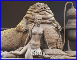Jabba Diorama Statue Model Kit Star Wars Unpainted/Unassembled