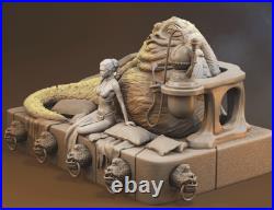 Jabba Diorama Statue Model Kit Star Wars Unpainted/Unassembled